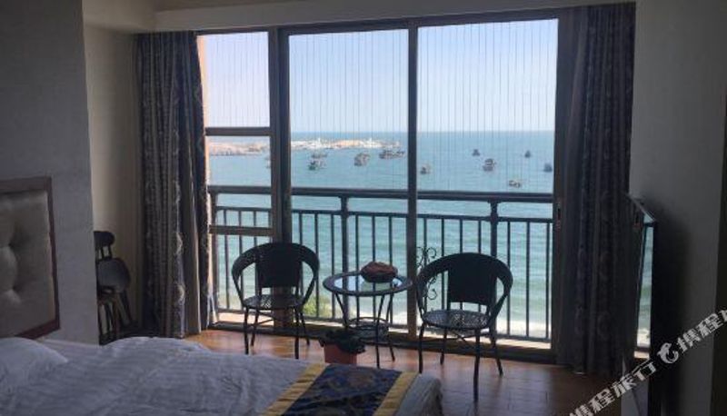 Zimmer mit Meerblick - Seaside Linhai Apartment