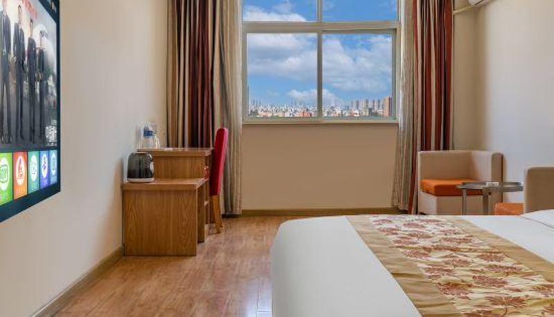 Zimmer - Xinzheng Yi'er Smart Hotel (Baoxiang Temple Shengda College)