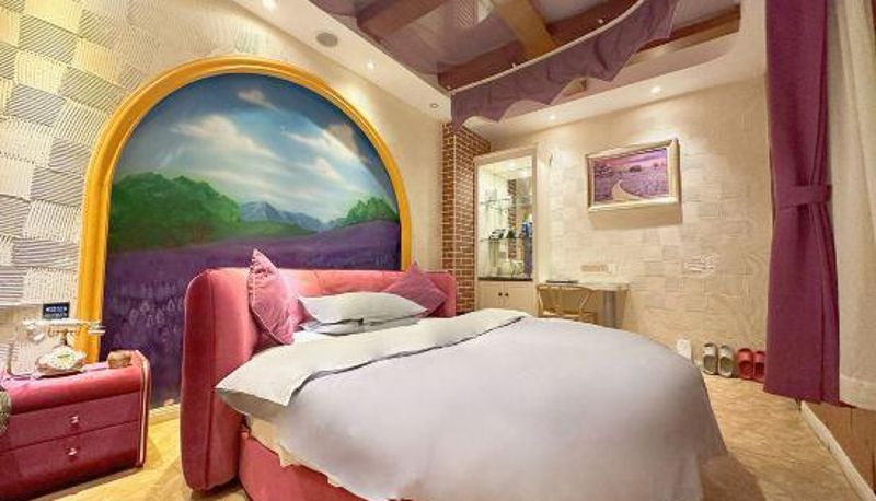Zimmer - Youjia Theme Hotel (Pengzhou No.1 Middle School)