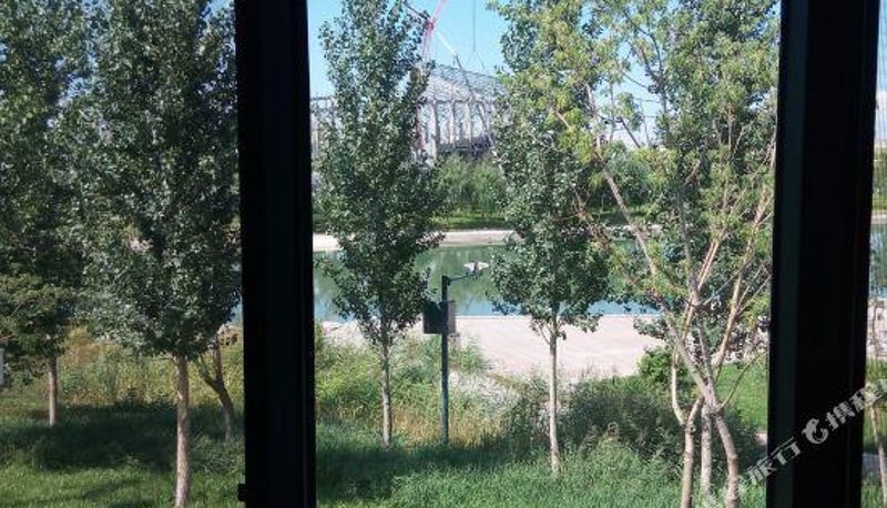 Zimmer mit Seeblick - Changji Wanhuaxi Hotel