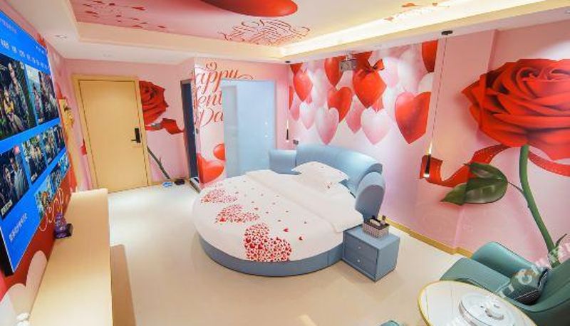 Pokój - Binyue Light Luxury Apartment