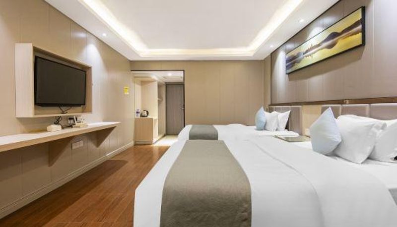 Business-Zimmer - Colorful Four Seasons Hotel (Yihua International Plaza Branch of Yunfu Bus Station)