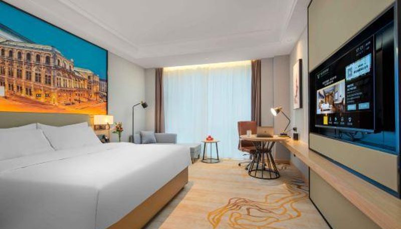 Zimmer mit Bergblick - Vienna International Hotel (Jingmen Shenzhen Avenue Branch)