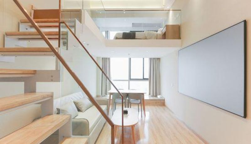 Familienzimmer - Zhujia loft intelligent cinema apartment (China Resources Mixc store)