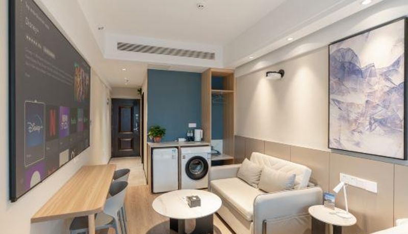 Zimmer - Zhujia loft intelligent cinema apartment (China Resources Mixc store)