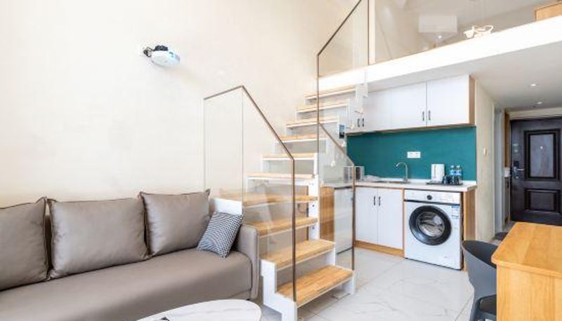 Chambre Familiale - Youxi Service Seaview Cinema Apartment (Rizhao China Resources Vientiane Hui Shop)