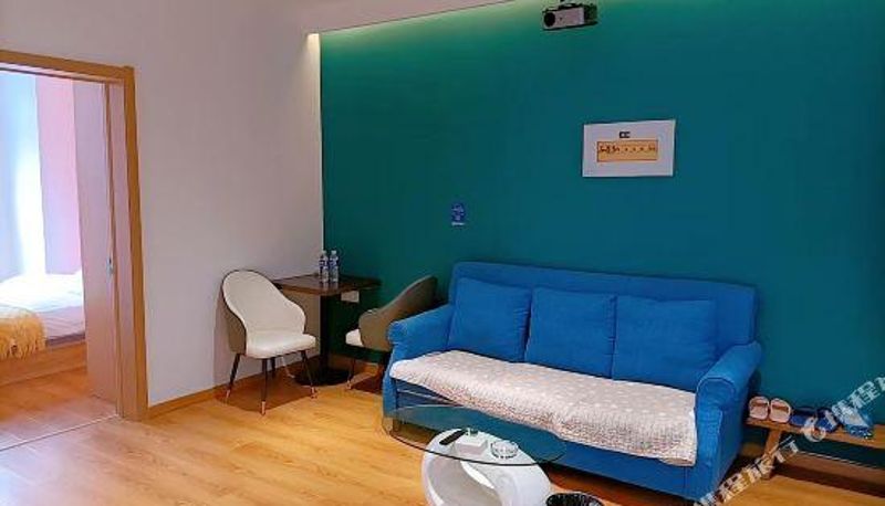 Recepcja - Lanhaiyihao View Cinema Apartment (China Resources Vientiane Store)