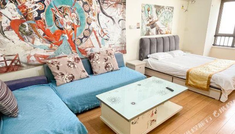 Zimmer - Rizhao Qichi Boutique Business and Tourism Apartment (China Resources MIXC Store)