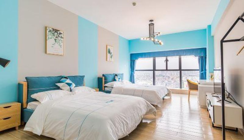 Habitación - Micro-themed Light Luxury Art Apartment (Daxin Xinduhui)