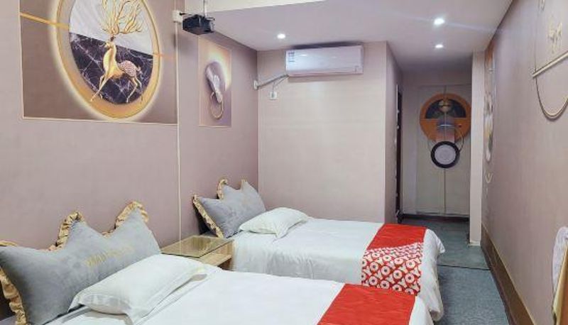 Pokój - Wanyise Private Cinema Apartment (Yueyang East Railway Station)