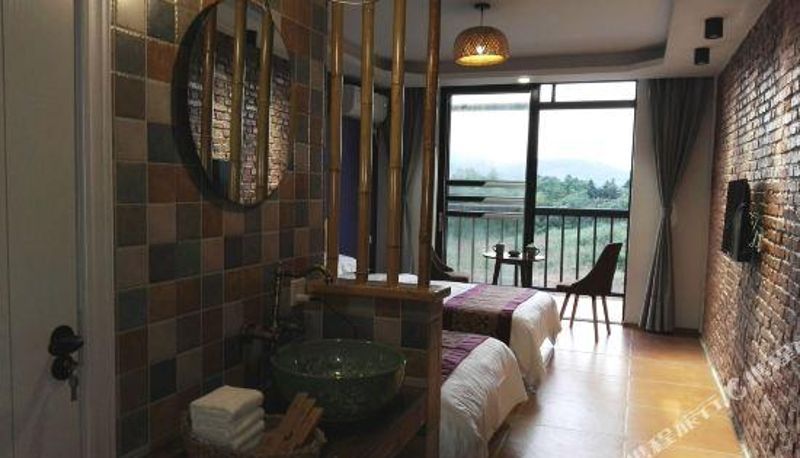 Zimmer mit Bergblick - Hefu Yueshe Hotel