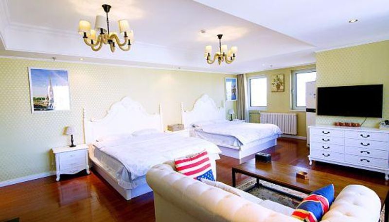 Camera con vista mare - Mit Hotel Apartment (Yantai South Street Wanda Plaza)