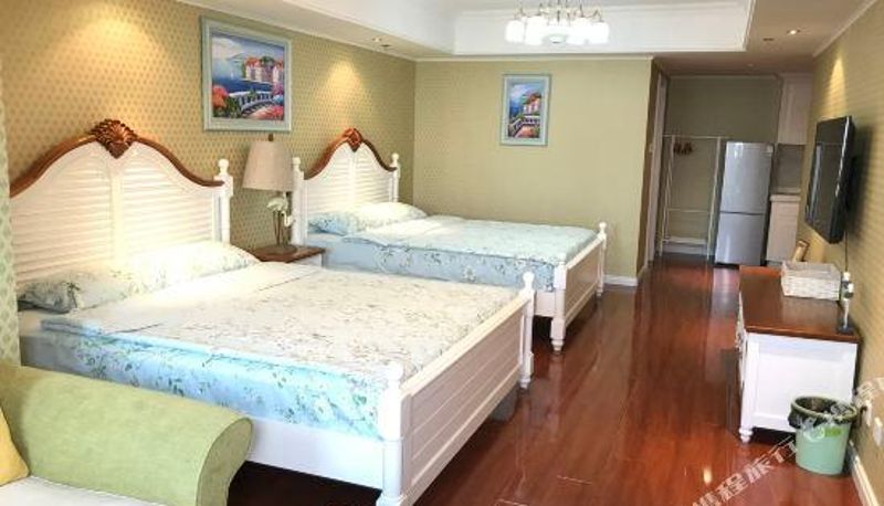 Zimmer mit Meerblick - Mit Hotel Apartment (Yantai South Street Wanda Plaza)