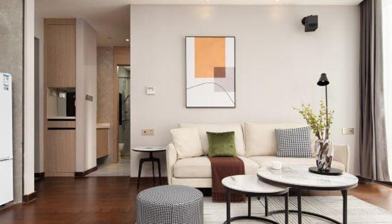 Zimmer mit Flussblick - White Deer Apartment Hotel (Wuhan Greenland International Financial City store)