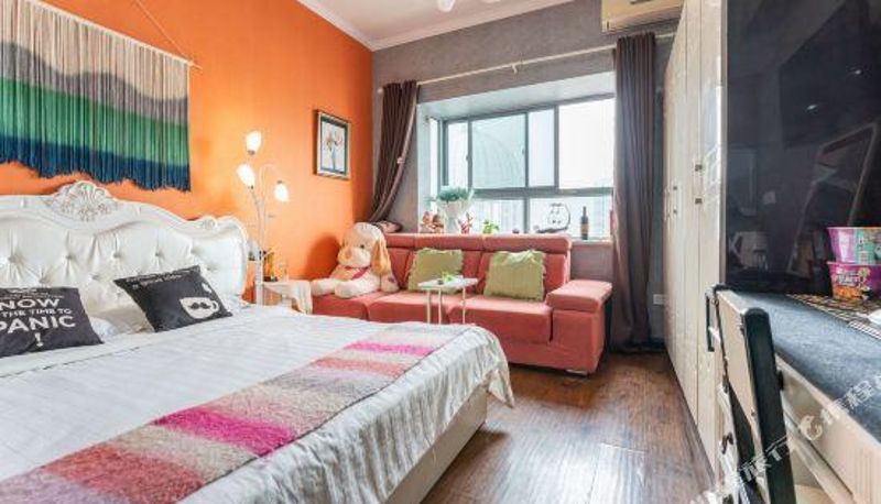 Pokój - Bihai Feihong Yaju Apartment (Zhongjia Village Metro Station)