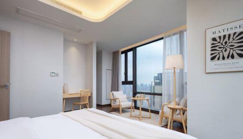 Room with river view - Beidao Manyu Hotel (Wuhan Greenland International Financial City store)