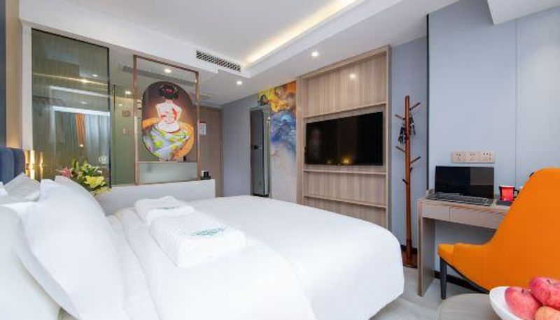 Pokój - Y2 Boutique Hotel(Wuhan Jianghan Road Pedestrian Street)