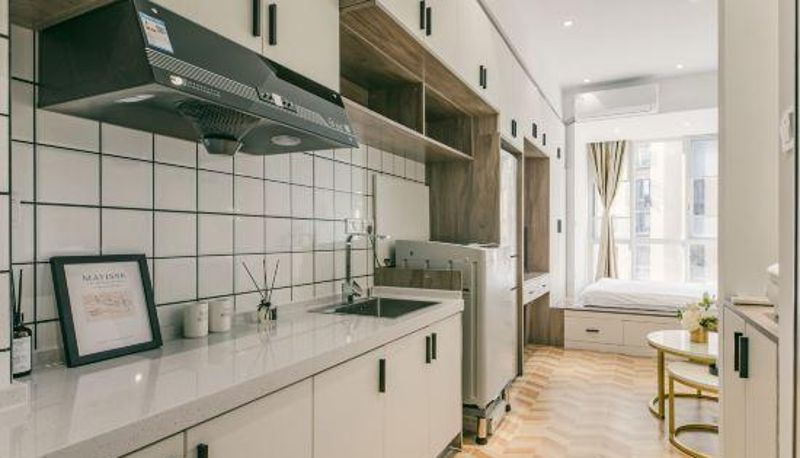 Zimmer - Qiyu Art Hotel (Wuhan Happy Valley Renhe Road Subway Station)