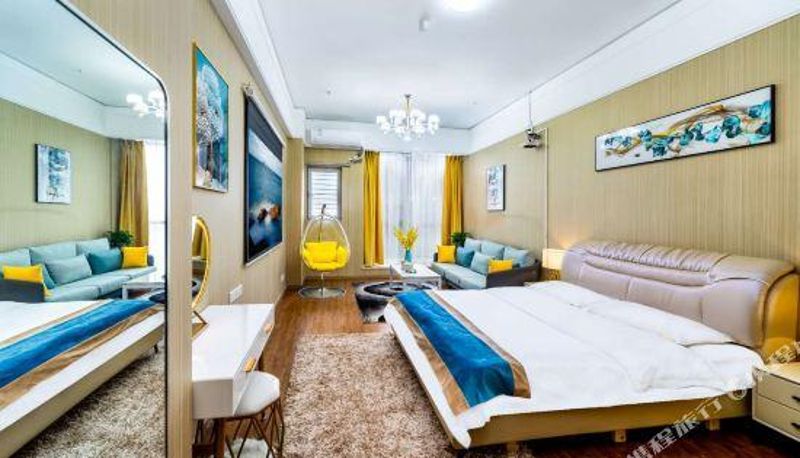 Pokój - No.1 Kaide Boutique Apartment Hotel (Wuhan Gutian Zhaoshang Jiangwan)
