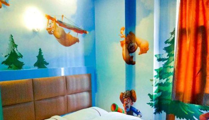 Widok wnętrza - Wuhan Yimeng Theme Hotel (Optics Valley Plaza Central South University for Nationalities Branch)