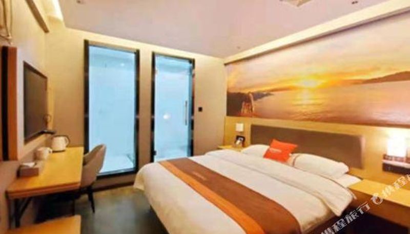 Zimmer - Wuhan)  Jianghan Road Junyi Chain Hotel (Xunlimen Subway Station Branch
