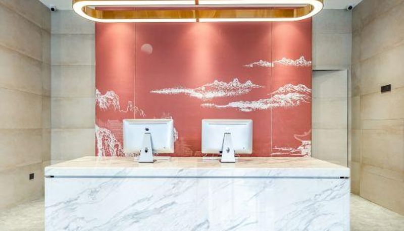 Receptie - Magnolia Hotel (Shijiazhuang Letai Center Ping'an Street Subway Station)