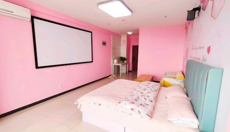 Chambre - Huguo Film Theme Apartment (Langfang Railway Station Shop)