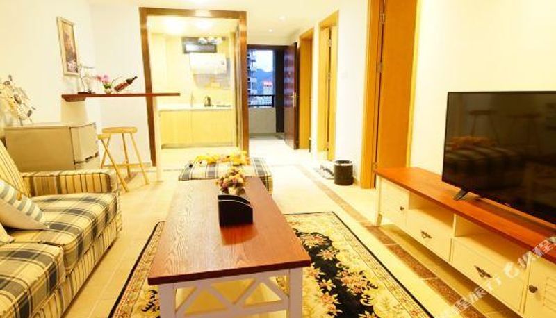 Kamer met uitzicht op zee - Shijiage Paopaohai Holiday Apartment Hotel