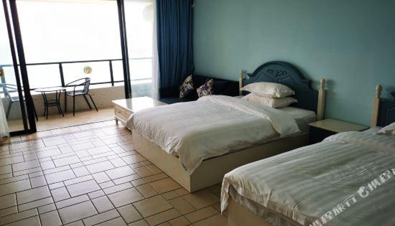 Pokój z widokiem na morze - Hailanshi Holiday Apartment (Huizhou Paopaohai)