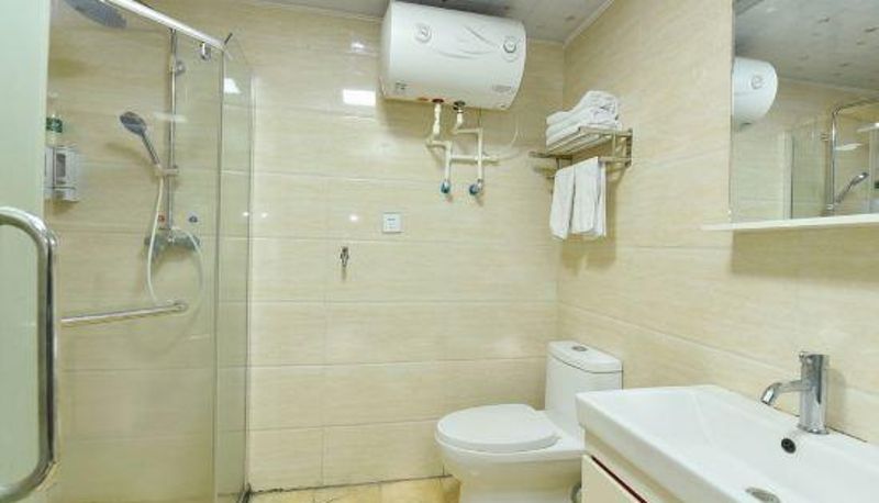 Zimmer - Hefei)  Changjiang West Road happy Road Inn   Hotel (Guizhuang Subway Station