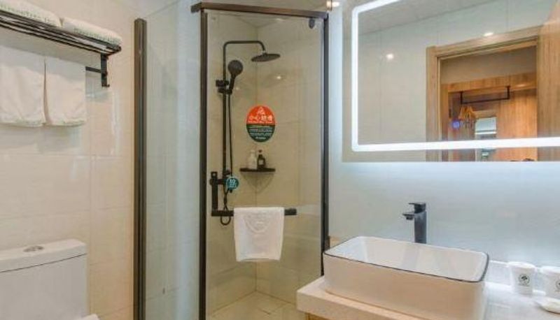 Gezinskamer - Greentree Inn Hefei Sanlian College Anhui University Campus Subway Station Business Hotel