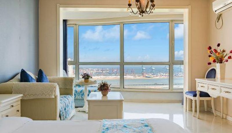 Camera con vista mare - Qinhuang International Seaview Holiday Apartment (Jinmeng Bay Bathing Beach Underwater World Branch)