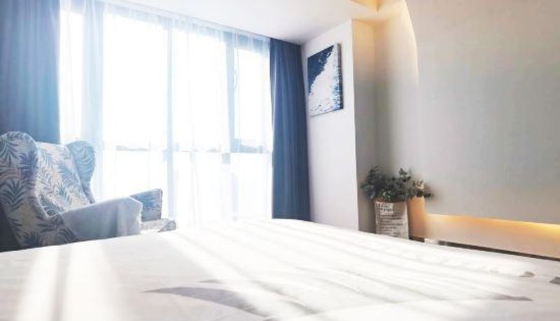 Zimmer mit Flussblick - ZEFLOWERS Designer Apartment(Nantong Wanda Plaza)