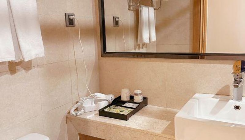 Pokój z balkonem - Haifan Haoxing Hotel (Guangzhou Zengcheng Donghuicheng Branch)