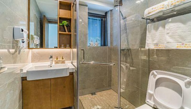Chambre Familiale - Zhuhai slow cloud poyue international intelligent apartment