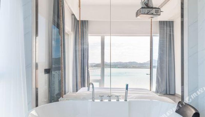 Zimmer mit Meerblick - Zhoushan Xunbai·Seaview City Hotel (Putuo Kaihong Plaza)