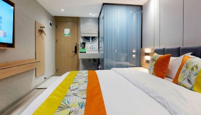 Widok wnętrza - Zhixin Zhizi Huakai Hotel (Jingzhou Hongcheng Commercial Port Branch)