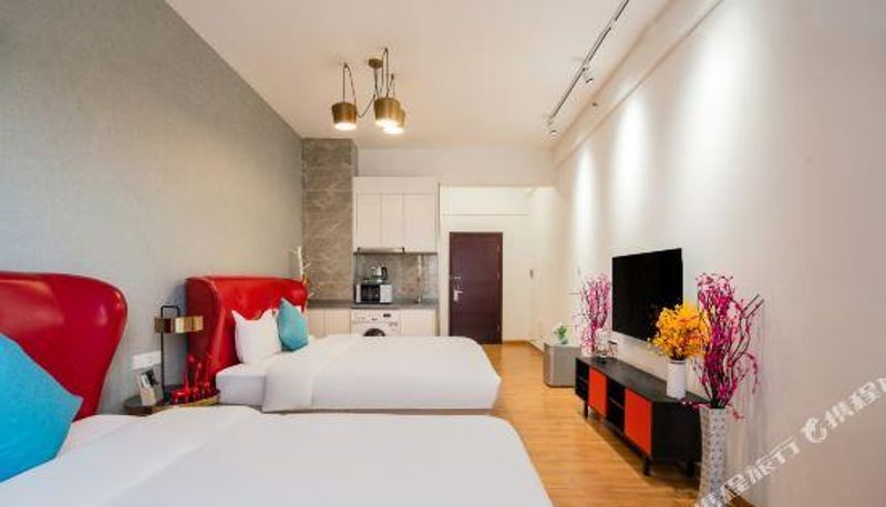 Pokój typu family - Esteaman YM Cinema Apartment (Foshan Daliang Fengcheng Shidu Branch)
