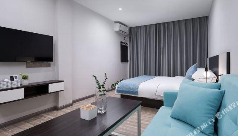Business-kamer - Guangzhou Jitu Dreamer Apartment (Pazhou Convention and Exhibition Chigang Subway Station)
