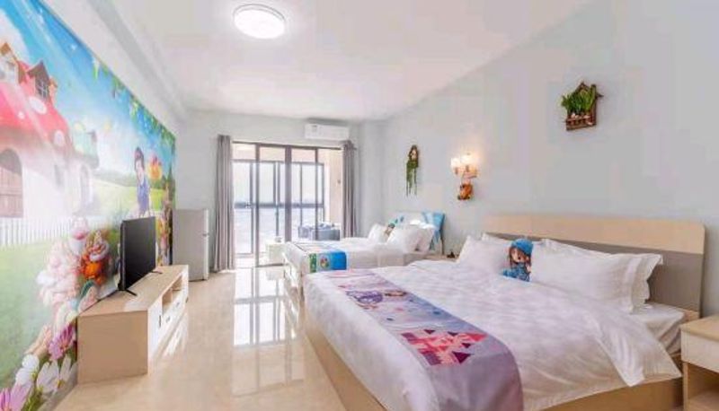 Zimmer - Aosidun Theme Holiday Apartment (Guangzhou Dashi Metro Station)