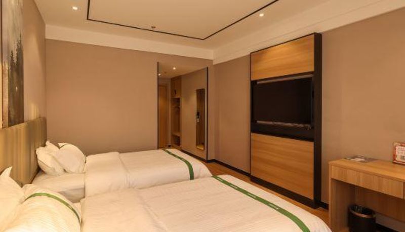 Business-Zimmer - Wuxi)  Huishan District Greentree Inn (Sunshine 100