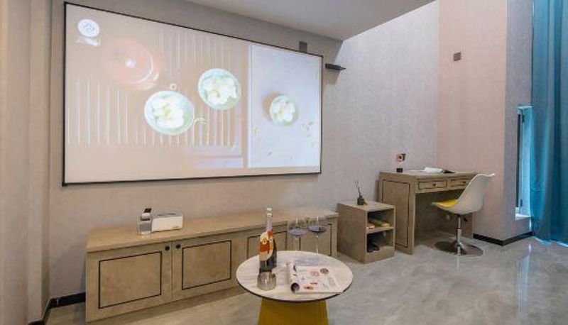 Chambre - Runyue Hotel Apartment (Qingdao Convention and Exhibition Center Shilaoren Beach Branch)