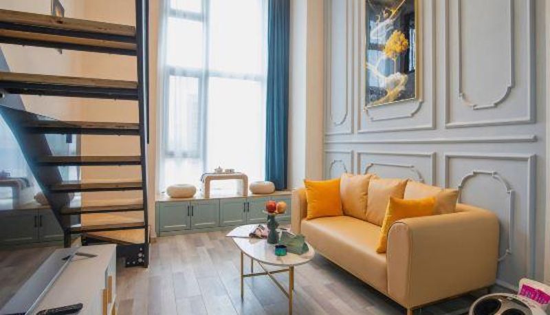 Chambre Familiale - Runyue Hotel Apartment (Qingdao Convention and Exhibition Center Shilaoren Beach Branch)