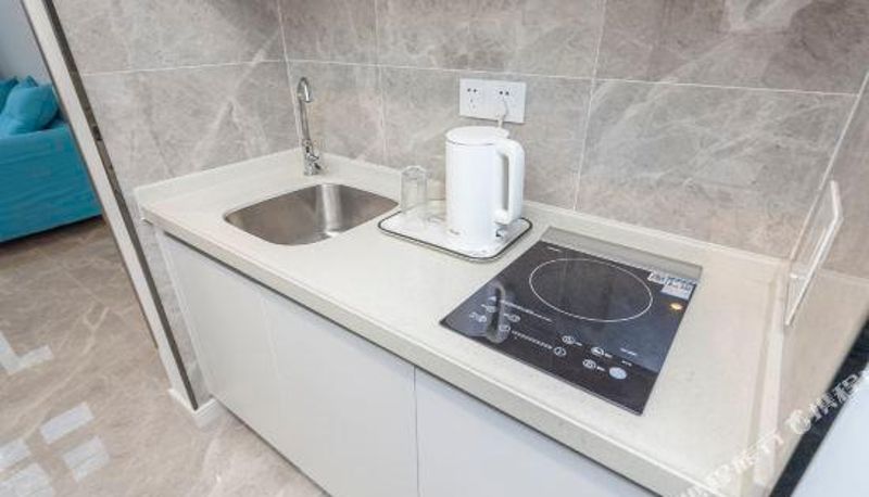 Pokój z widokiem na góry - Marriott Yishu LOFT Boutique Apartment (Qingdao Nanling Subway Station)