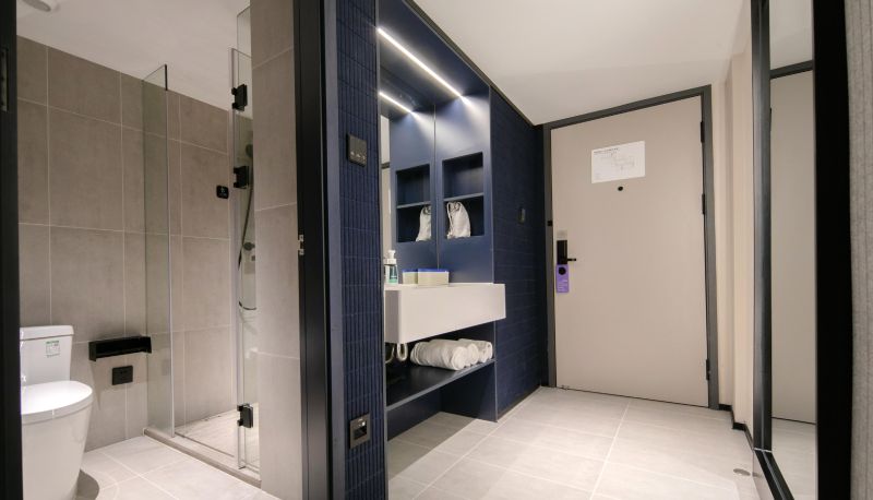 Zimmer - Wuhan Jiangtan Jianghan Road Pedestrian Street Light Residence Hotel