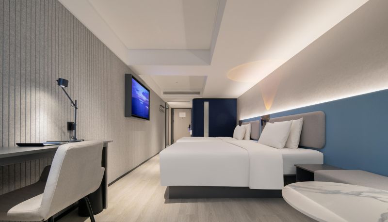 Zimmer - Wuhan Jiangtan Jianghan Road Pedestrian Street Light Residence Hotel