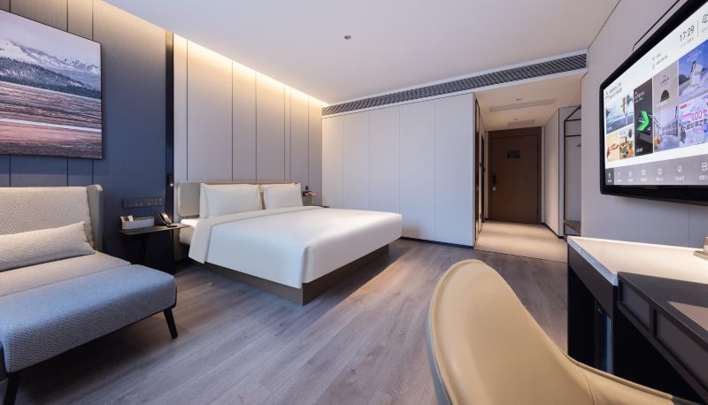 Zimmer - Guangzhou Panyu Wanbo CBD Hanxi Changlong Atour X Hotel