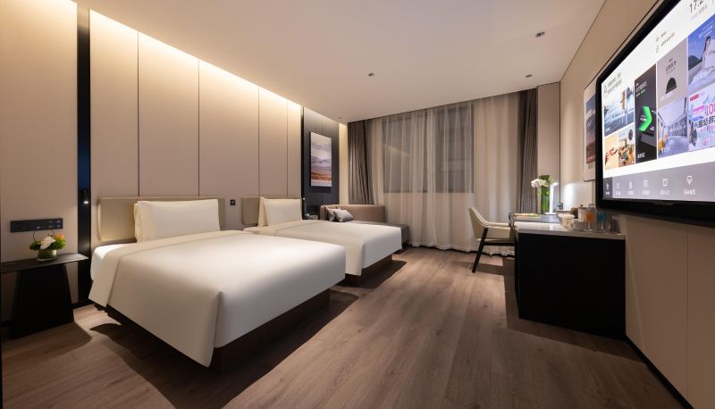 Zimmer - Guangzhou Panyu Wanbo CBD Hanxi Changlong Atour X Hotel