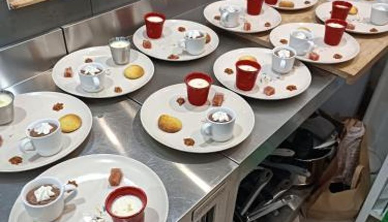 Frühstücksraum innerhalb des Restaurants - Le Nichoir