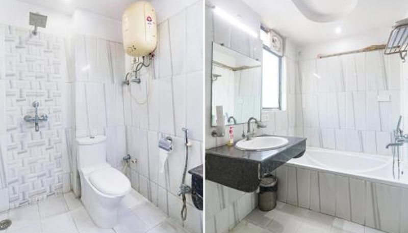 Badezimmer - FabHotel Royal Ville